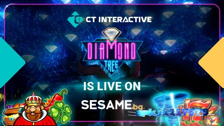 Tampilan antarmuka koleksi Diamond Tree Jackpot di platform kasino online.